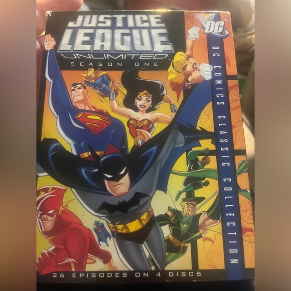 Justice League Unlimited Volume one DC Comics Classic Collection DVD Series - Picture 1 of 5